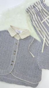 janunstudio - DACHSHUND CROP TOP 4 ลาย (เสื้อครอป น้องดัชชุน ปก และปลายเสื้อโค้งมน ผ้ามี texture สวยมาก กระดุมมีดีเทล)