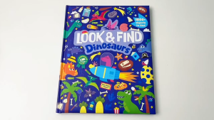 Look And Find Dinosaurs Activity Book Hardcover With 1000+ Objects