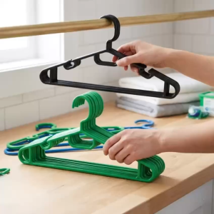 Hanger Clothes Organiser Plastic Hanger for Adult Makunat Good Quality Flexible 36Pcs/3dozen 40cm length