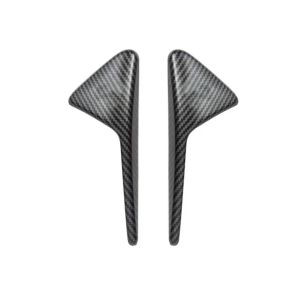 For Tesla Model 3 Y Highland 2025 Side Camera Cover Lens Protector Leaf Board Carbon Fiber New Matte Carbon Fiber Leaf Board
