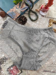 Gợi Cảm Giữa Eo Quần Lót Ren Nữ Nhanh Khô Nylon Quần Đùi Trong Suốt Quần Lót Ren Liền Mạch Cotton Nguyên Chất Đáy Quần