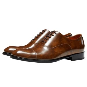 Truffaut | Handmade Three-piece English Business Retro Oxford Shoes