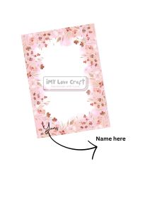 PERSONALIZED NOTEPAD( YOUR NAME)