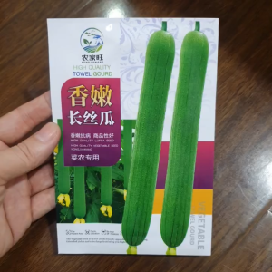 Nguyên gói hạt giống mướp hương quả dài siêu trái Đài loan