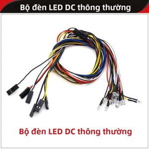 Bộ Điều Khiển Ánh Sáng Mô Phỏng DUMBORC PPM Cho Xe RC Drift 12 Đèn LED Tương Thích Với Bộ Thu P6F P10F P10FG Mô Phỏng Đèn Xe Hơi