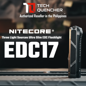 Nitecore EDC17 Flashlight - 1500 Lumens- 1350mW UV - 5mW Green Laser - Ultra Slim EDC - USB-C - IPX7