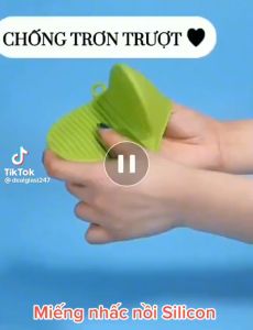 Bộ 2 miếng nhắc nồi silicon mỏ vịt dày cách nhiệt