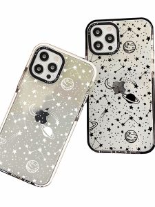 Transparent TPU Phone Case for  15 pro Max XSMAX High Quality Protective Cover Anti-Slip Design China Style Decorations