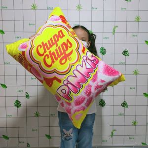 GỐI NẰM NGỦ HÌNH KẸO MÚT SIZE LỚN VẢI NHUNG MỊN GỐI NẰM NGỦ DỄ THƯƠNG CHO BÉ