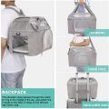 Dog Backpack Breathable Pet Portable Foldable Carrier Bag Travel Airline Approved Transport Bag For Small Dogs And Cats Outgoing. 