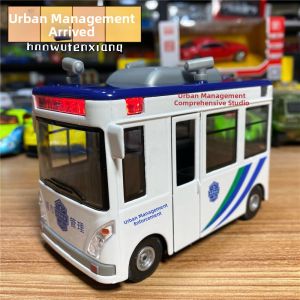eti | Light Sound Open Doors Patrol Car Police Model Alloy Children Toy