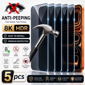 1-5Pcs Privacy Tempered Glass For iPhone 18 17 Air 16 15 14 13 11 12 Pro Max Mini 7 8 Plus X XR XS SE Anti-spy Screen Protector