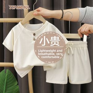 JIFANPAUL | Children Summer Short Sleeve Set T-shirt Shorts