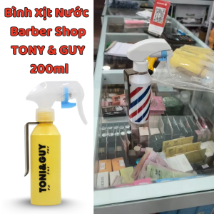 Bình xịt nước barber shop Toni & Guy 200ml có móc treo đai quần nhỏ gọn và tiện lợi cho thợ tóc
