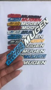 EMBLEM MUGEN EKSTERIOR MOBIL DENGAN VARIASI TIMBUL 3 DIMENSI BAHAN FIBERGLASS