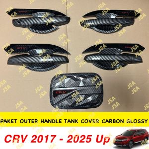 Paket Outer Handle Tank Cover Crv Turbo 2017 2022 2023 2024 2025 UP Carbon .