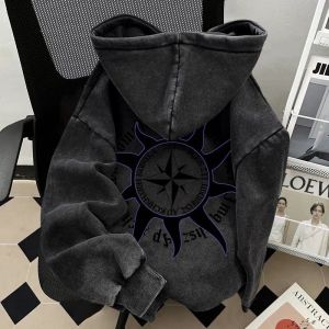 SUOSHE | Áo Hoodie Dày Đã Rửa cho Nam và Nữ