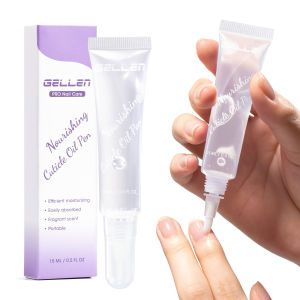 15ml Nail Cuticle Oil Pen Soften Cuticle Strengthen Growth Moisture Treatment Soft Brush Rich in Jojoba Oil VE for Dry Hangnail