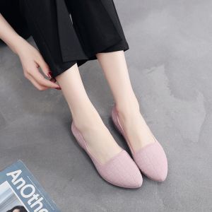 สโลเวเนียมืออาชีพชี้นิ้วเท้าส้นหนารองเท้าทํางาน ผู้หญิง ทันสมัย ต่ํา นุ่ม ด้านล่างรองเท้าเดียวสไตล์แม่ใหม่