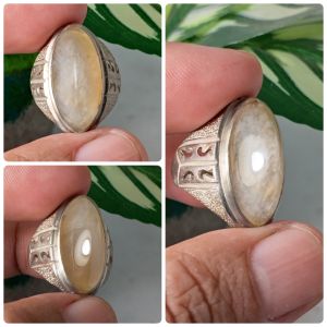 cincin batu akik pandan realpic