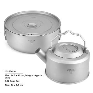 CIEUIS | Portable Titanium Kettle