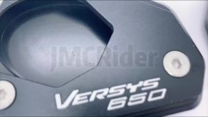 For KAWASAKI VERSYS650 VERSYS 650 2010-2024 2023 Accessories Motorcycle Side Stand Extension Kickstand Pad Enlarger Foot Plate