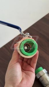 RIIFO PPR 201 Brass Ball Valve 32mm 1 Inch Double Ballvalve RIFENG