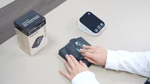 Arm Blood Pressure Monitor Portable Digital Tonometer Automatic Heart Rate Tensiometer Rechargeable Professional BP Device