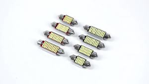 10pcs Error Free 10x C5W C10W LED Bulb 31 36mm 39mm 41 Interior Reading Light Festoon Auto Dome License Plate Luggage Trunk Lamp