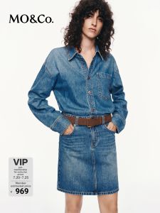 MO&Co. | Distressed Layered Dress