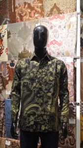 Jayabaya Batik NIRVATA Kemeja Katun Furing Lengan Panjang