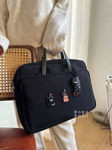 กระเป๋าใส่แล็ปท็อปความจุสูง หนาขึ้น ผู้หญิง ลายปะติดปะต่อ การ์ตูน เหมาะสำหรับ MacBook pro ขนาด 16 นิ้ว Apple Mac ขนาด 133 นิ้ว