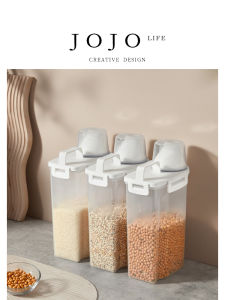 Hộp Đựng Gạo Jojos L. PD Follow Dùng Tại Nhà Hộp Đựng Gạo Kín Chống Côn Trùng Hộp Đựng Đồ Ăn Dụng Cụ Nhà Bếp Hộp Đựng Gạo