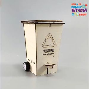 Mô hình STEM Tiểu học: Thùng rác sinh học DIY. Đồ chơi giáo dục khoa học sáng tạo cho bé mầm non tiểu học. STEMSANPI