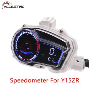 ชุดประกอบเครื่องวัด LED วัดระยะทางเครื่องวัดความเร็วดิจิตอล DL125รุ่นที่ห้านกอินทรีเอเชียอิเล็กทรอนิกส์ไฟ LED ส่องสว่างสำหรับ Y15ZR