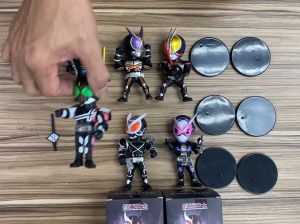 Kamen Rider Decade Kamen Rider 555 10cm PVC Mini Action Figure Kamen Rider Zio Set Figurines Toy