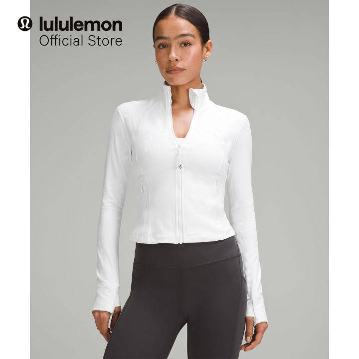Lululemon ribbed define jacket Nulu サイズ8 ルルレモン クロップ