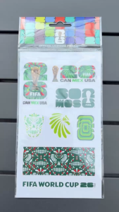 Official FIFA World Cup 2026 Mexico Sticker Keychain Pack