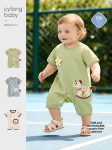 CAIYINGFANG | Lightweight Cotton Baby Romper for Spring Summer