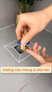 Nắp Đậy Cống Thoát Nước Sàn Nhà Chống Mùi Hôi Côn Trùng Bộ Nắp Thoát Sàn Đồng Thau + Nhựa ABS Thông Minh Tiện Lợi