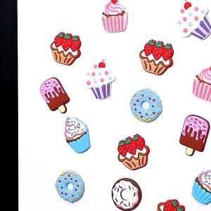 ที่ติดตู้เย็นน่ารักแม่เหล็ก Magnet 3D - รูปทรงอาหาร แม้