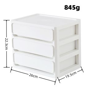 Mini Storage Box Small Desktop Desk Drawer Dormitory White Ins Table Layout Shelf Table Mat Tablecloth
