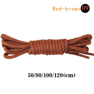 1Pair Round Shoelaces Polyester Solid Classic Shoelace Casual Sports Boots Shoe Laces Strings 50cm80cm100cm120cm 11 Color