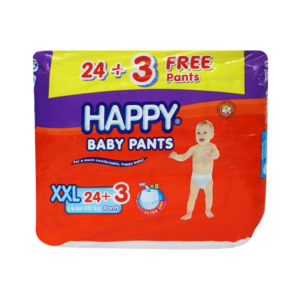 Happy Pants Baby Diapers XXL 24