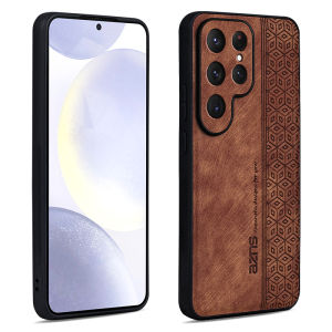 New Soft TPU Anti Slip Border Leather Phone Case For Samsung S25 Ultra S23 S22 S21 S24 Ultra Plus S20 FE Shockproof Back Cover