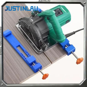 JUSTINLAU 1PC Circular Saw Milling Fixture Adjustable Cutting Machine Base Guide Rail Suitable for 4inch Dust Cutting Machine