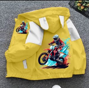 JAKET ANAK LAKI-LAKI TERBARU BERGAMBAR MOTOR CROSS
