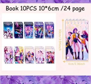 Hasbro | Hot Cartoon Anime Collar Notebook Mini Cartoon Pattern Notebook Portable Student Learning Stationery Gift Best Gift Giving