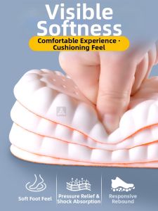 MICUI | Comfortable Soft Cushioning Insoles Shock Absorption Sweat & Odor Resistant