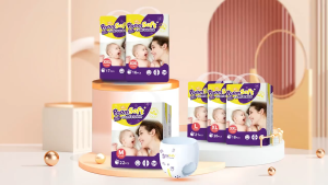 Poomsoft แพมเพิส เดย์ไนท์แพ้นส์ NB 3-8KG Baby Pants ผ้าอ้อมเด็กสำเร็จรูป แพมเพิส เด็ก NB ผ้าอ้อมแบบกางเกง กางเกงผ้าอ้อม